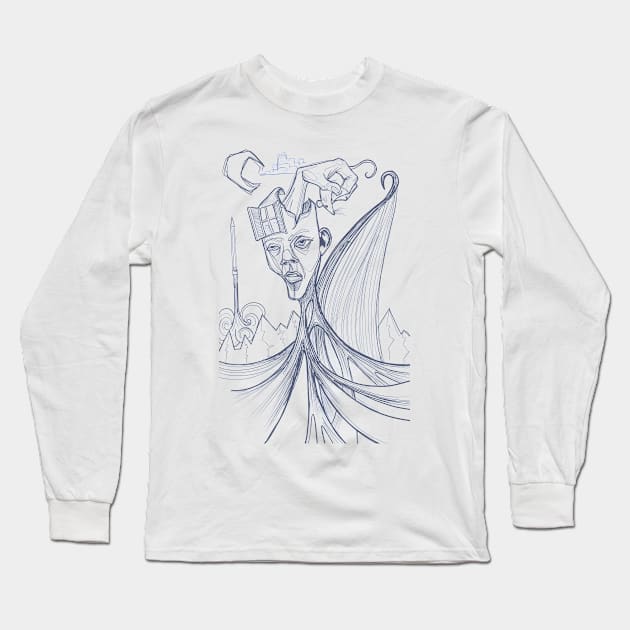 Create! Long Sleeve T-Shirt by Yeti Slang 